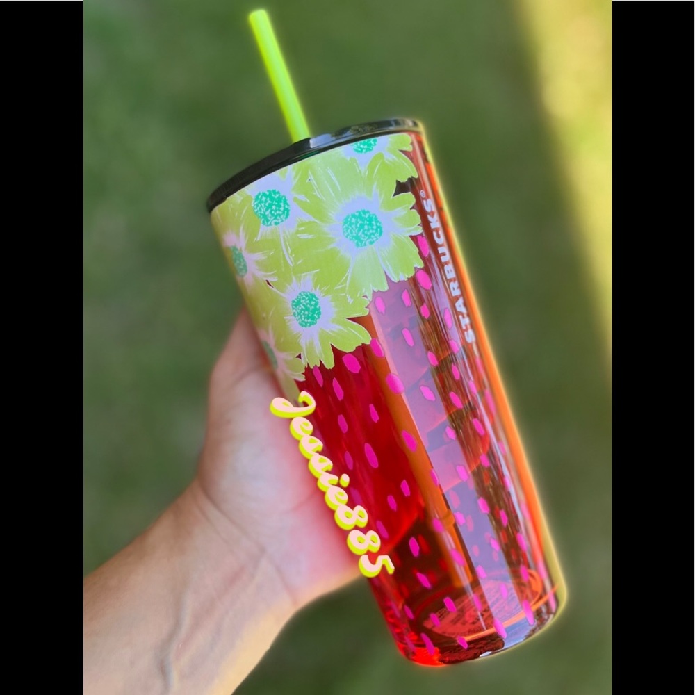 Starbucks Pink Glass Tumbler 🍓Strawberry